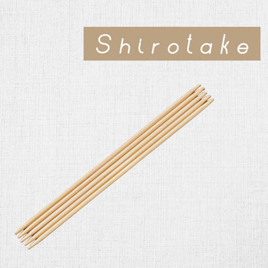 Aiguilles Double Pointes en bambou par Kinki Amibari - 10 cm