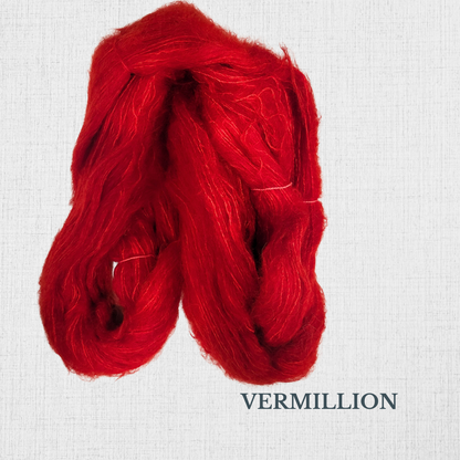 SELKIE par Hand Maiden - Kid Mohair et Soie teint à la main