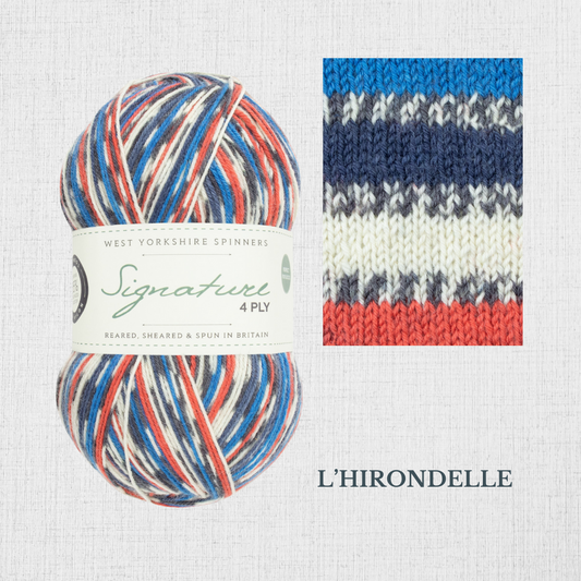 Signature 4 ply - Collection OISEAUX par West Yorkshire Spinners