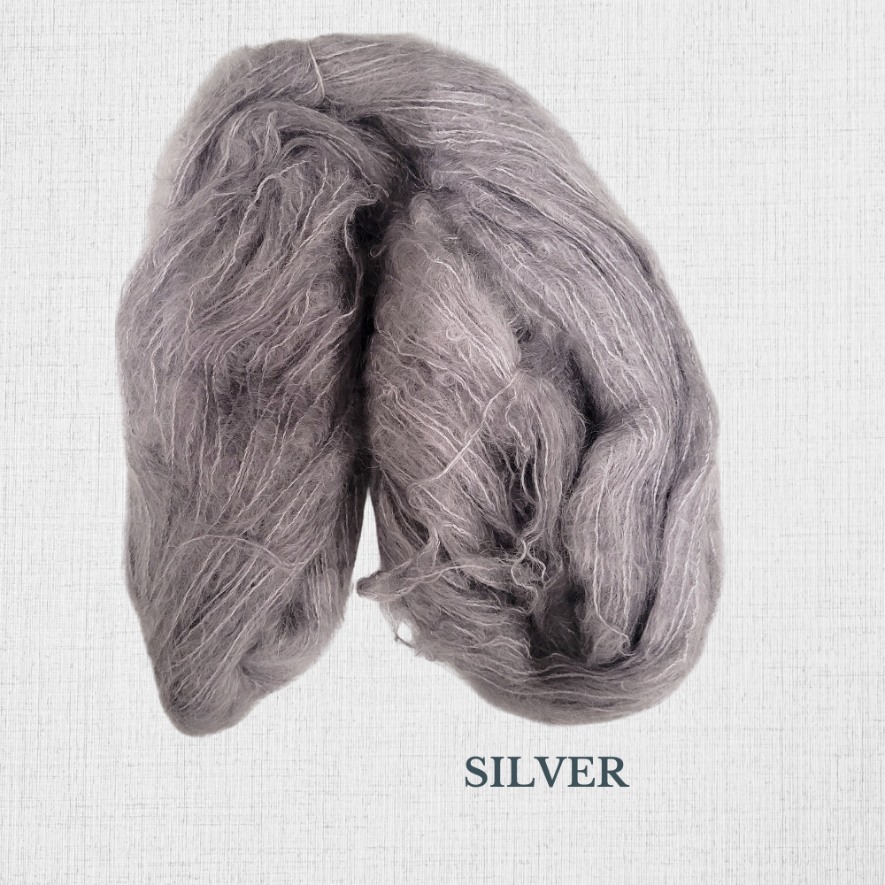 SELKIE par Hand Maiden - Kid Mohair et Soie teint à la main