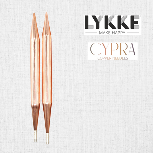 Aiguilles Interchangeables CYPRA en 3.5" / 8,5 cm et 5" / 12.5 cm par LYKKE