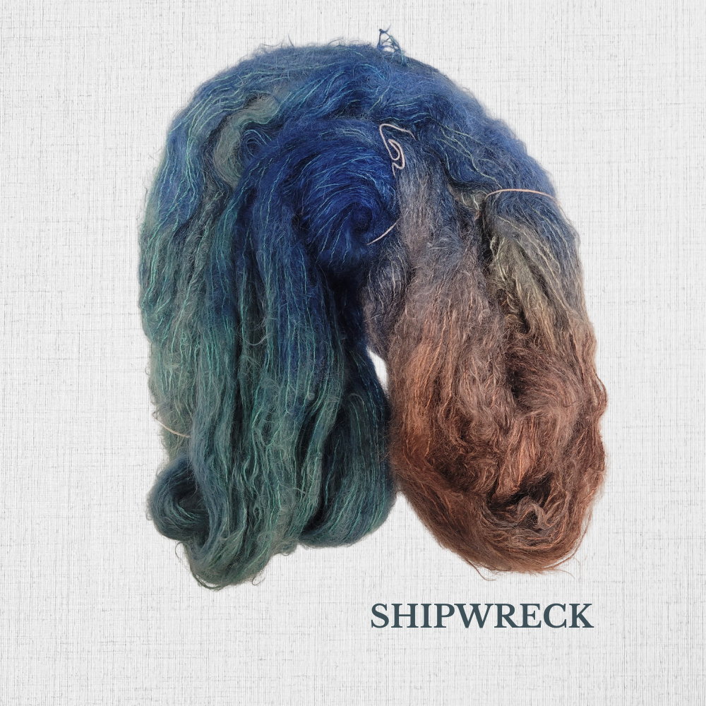 SELKIE par Hand Maiden - Kid Mohair et Soie teint à la main