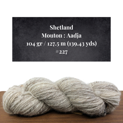 Hand spun wool by Le Mouton Polaire - Production 2024