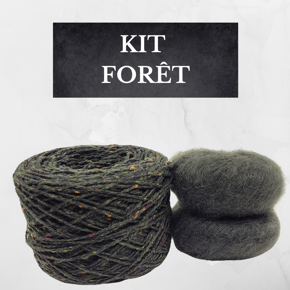 Kit du cardigan Ramona en Tweed et Mohair - Cure de Vitamine T 2025