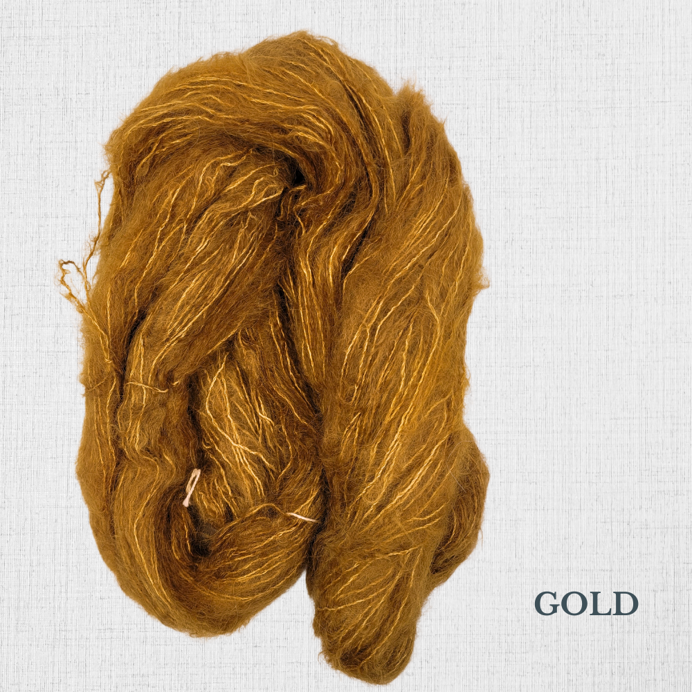 SELKIE par Hand Maiden - Kid Mohair et Soie teint à la main