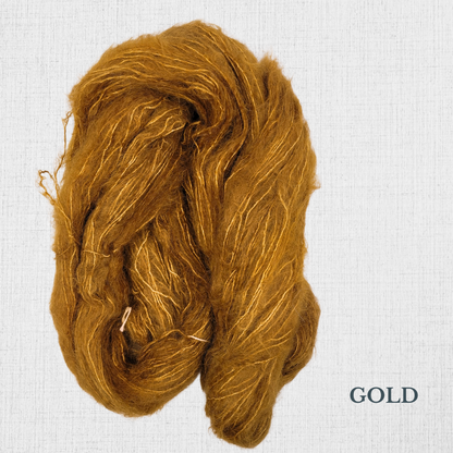 SELKIE par Hand Maiden - Kid Mohair et Soie teint à la main