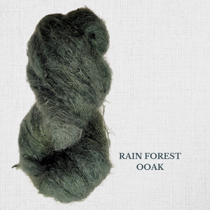 SELKIE par Hand Maiden - Kid Mohair et Soie teint à la main