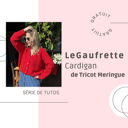 FREE Online Course - The Meringue Knit Waffle Cardigan