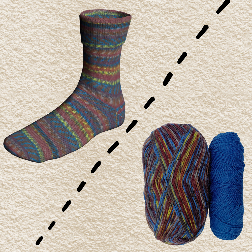Les DUOS de laine à chaussettes LANG