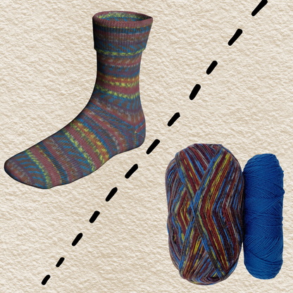 Les DUOS de laine à chaussettes LANG