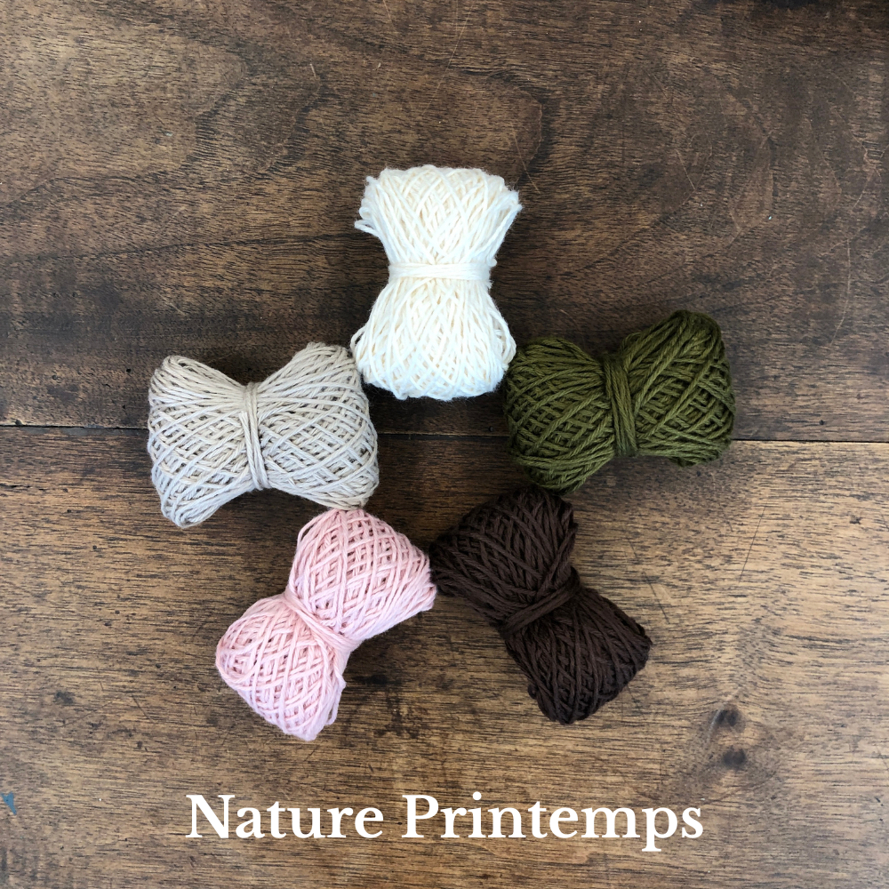 Knitting Kit - Leaf Washcloths - 100% Organic Cotton