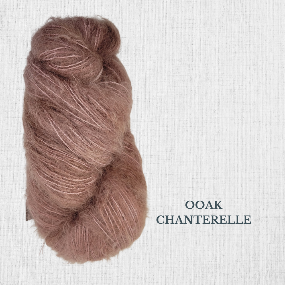 SELKIE par Hand Maiden - Kid Mohair et Soie teint à la main