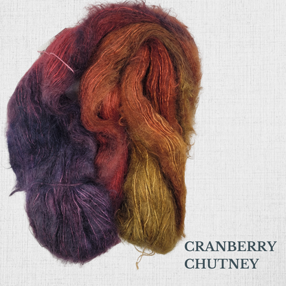 SELKIE par Hand Maiden - Kid Mohair et Soie teint à la main