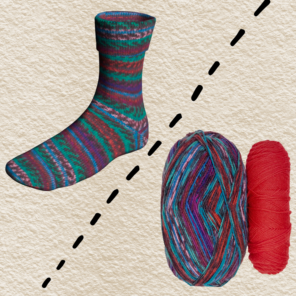 Les DUOS de laine à chaussettes LANG