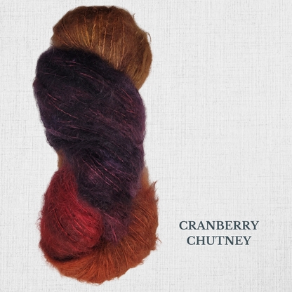 SELKIE par Hand Maiden - Kid Mohair et Soie teint à la main