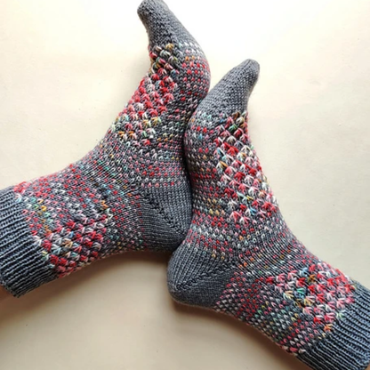 Cours en ligne (En redifféré)  Je tricote les Candy Bar Socks de Dolly Laishram Bhardwaj