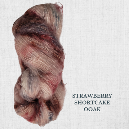 SELKIE par Hand Maiden - Kid Mohair et Soie teint à la main