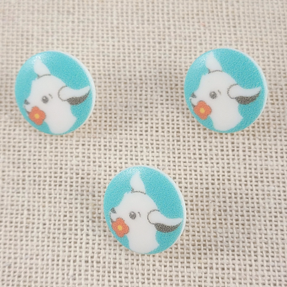 Children's buttons - Farm theme