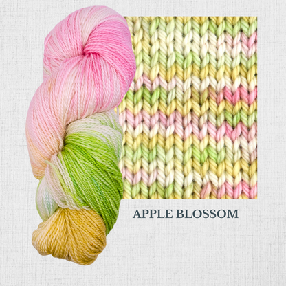 TREE  WOOL par Fleece Artist - Laine fingering teinte à la main