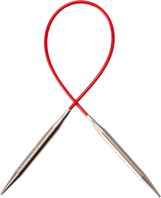Chiaogoo ~ Red Lace Circular Needles ~ 23 cm / 9'' 