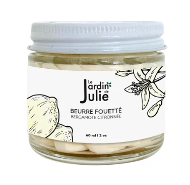 Beurre fouetté hydratant pour la peau par Le Jardin de Julie