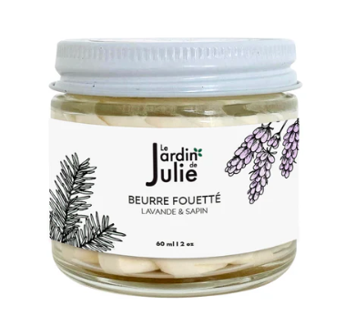 Beurre fouetté hydratant pour la peau par Le Jardin de Julie