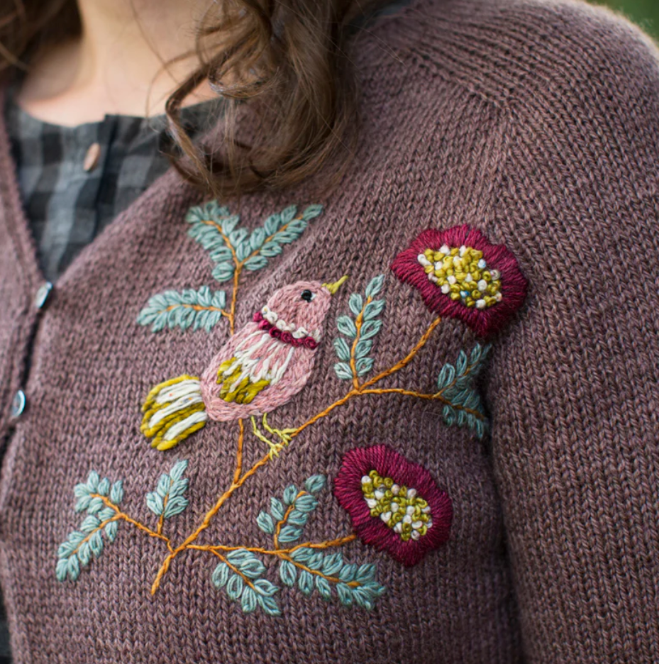 Livre - Embroidery on Knits par Laine Publishing