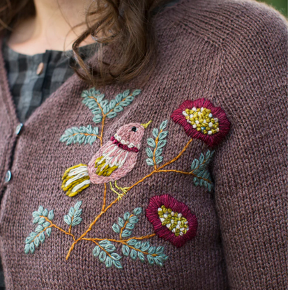 Livre - Embroidery on Knits par Laine Publishing