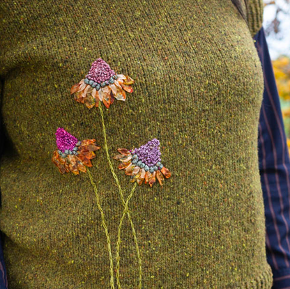 Livre - Embroidery on Knits par Laine Publishing