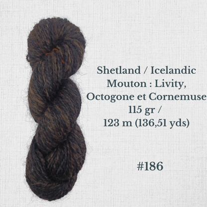 Hand-spun wool by Le Mouton Polaire