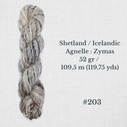 Hand-spun wool by Le Mouton Polaire