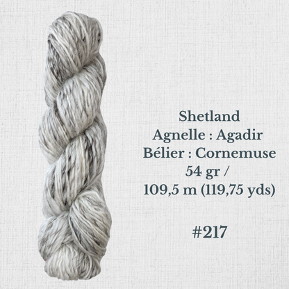 Hand-spun wool by Le Mouton Polaire