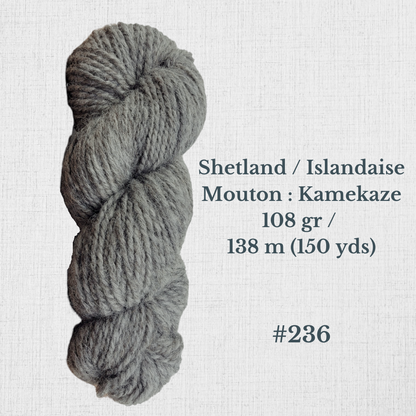 Hand-spun wool by Le Mouton Polaire