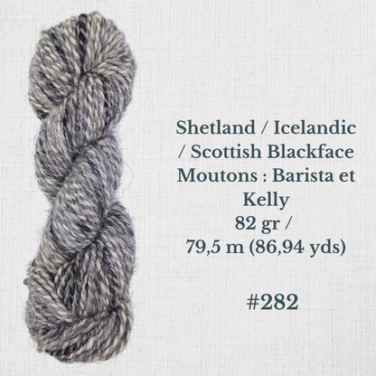 Hand-spun wool by Le Mouton Polaire