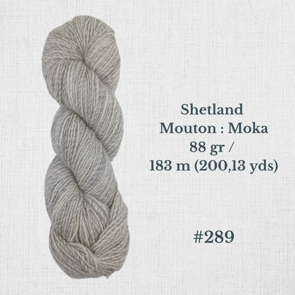 Hand-spun wool by Le Mouton Polaire
