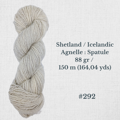 Hand-spun wool by Le Mouton Polaire