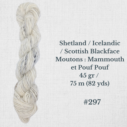 Hand-spun wool by Le Mouton Polaire