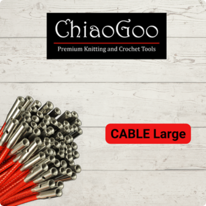 Câbles Interchangeables LARGE Twist Lace par Chiaogoo