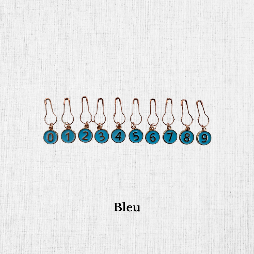 Anneaux repères numérotés - La Maison Tricotées