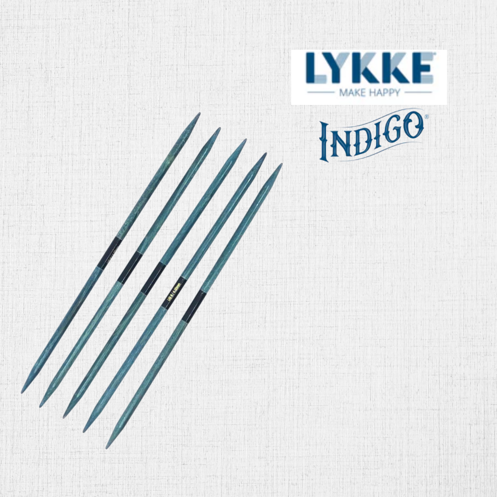 Aiguilles Double Pointes "Indigo" par LYKKE