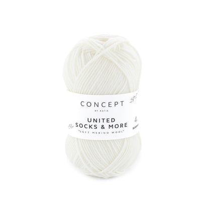 United Socks & More par Katia - fil à chaussettes en 25 gr