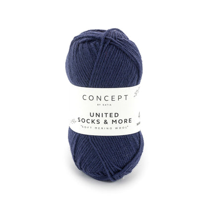 United Socks & More par Katia - fil à chaussettes en 25 gr