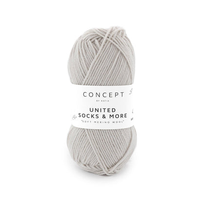 United Socks & More par Katia - fil à chaussettes en 25 gr