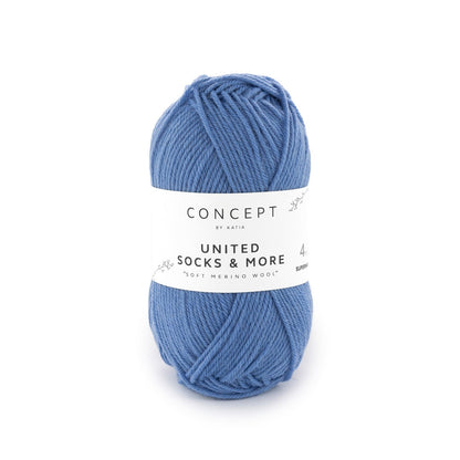 United Socks & More par Katia - fil à chaussettes en 25 gr