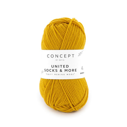 United Socks & More par Katia - fil à chaussettes en 25 gr