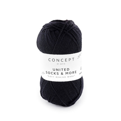 United Socks & More par Katia - fil à chaussettes en 25 gr