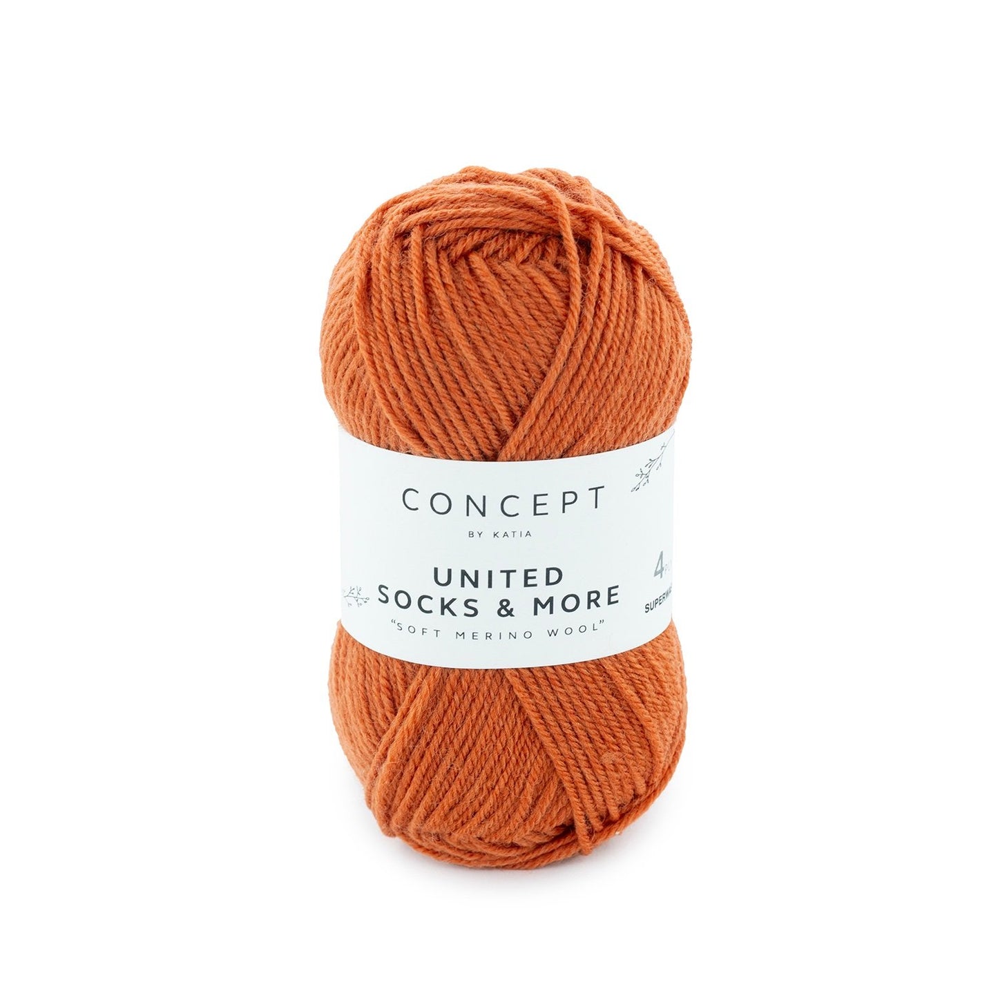 United Socks & More par Katia - fil à chaussettes en 25 gr