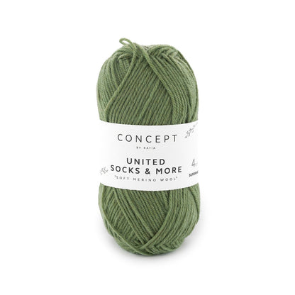 United Socks & More par Katia - fil à chaussettes en 25 gr