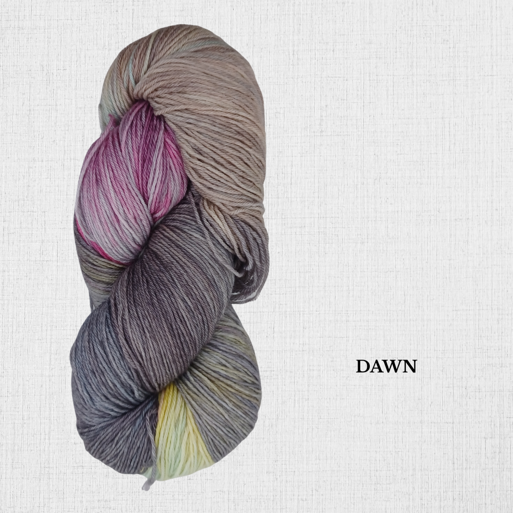 Cabin Socks  par Fleece Artist - Laine fingering teinte à la main