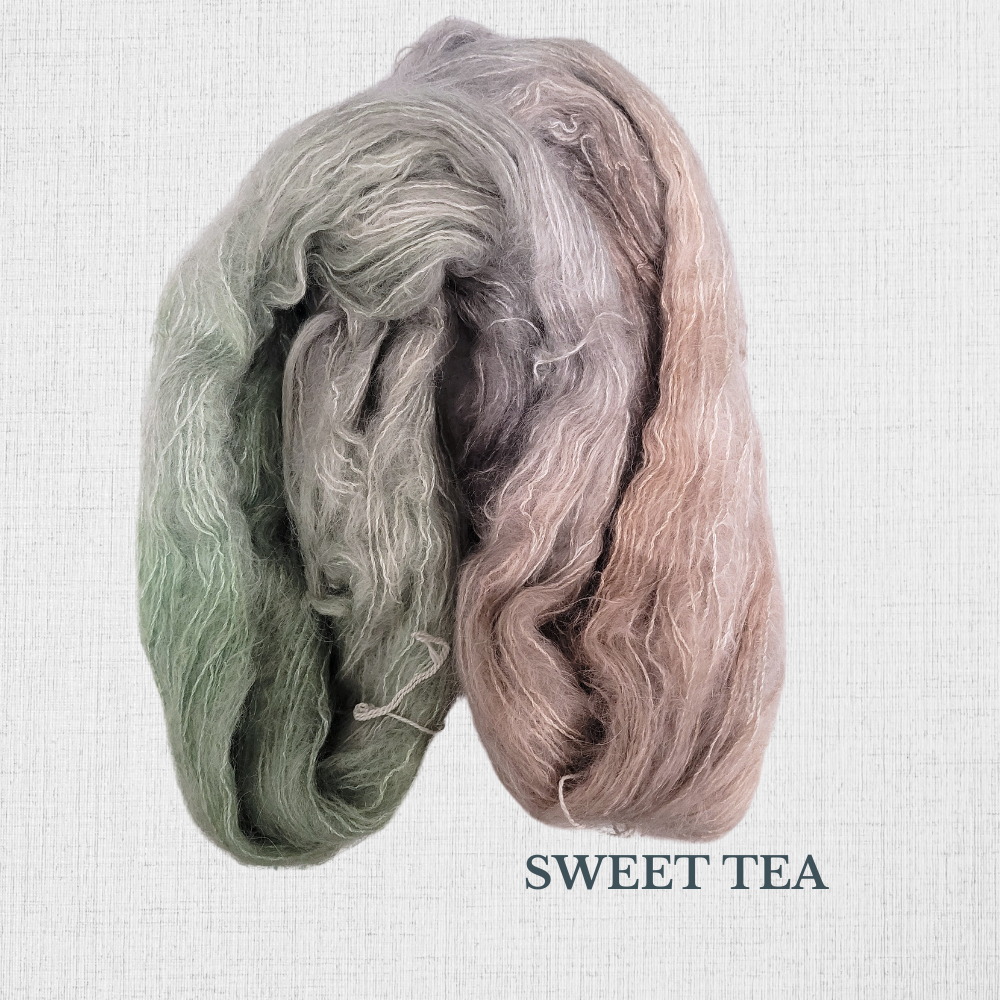 SELKIE par Hand Maiden - Kid Mohair et Soie teint à la main